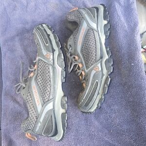 Vasque Gray and Orange Trail Shoes